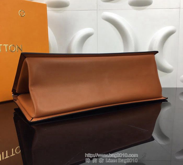 路易威登LV 頂級原單 M52805 2019早春系列 Sac Tricot手袋 新款六角鏈式肩帶 亮黑色Epi皮革 時尚氣質手提包  YDH2438
